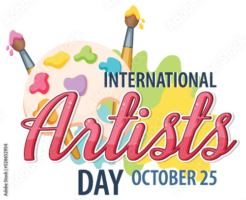 International Artists Day Banner Design