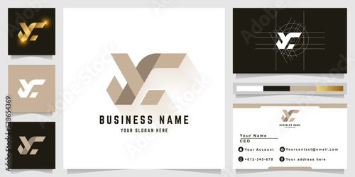 Letter YC or YLC monogram logo