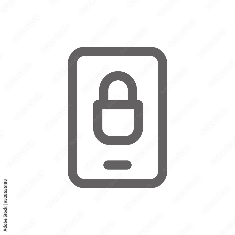 Lock screen icon. Perfect for web design or user interface applications. vector sign and symbol Lock screen icon. Perfect for web design or user interface applications. vector sign and symbol