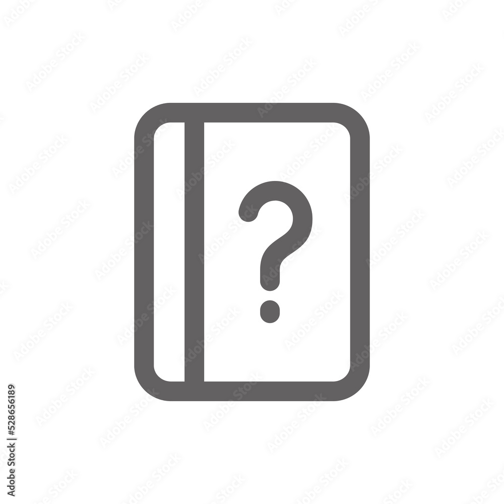 Manual guide icon. Perfect for web design or user interface applications. vector sign and symbol Manual guide icon. Perfect for web design or user interface applications. vector sign and symbol