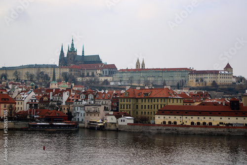 Prague City on the river