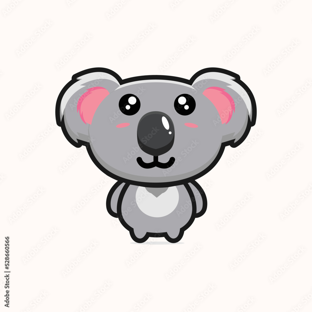 cute koala design cartoon free vector eps, cdr, ai, svg vector illustration graphic art