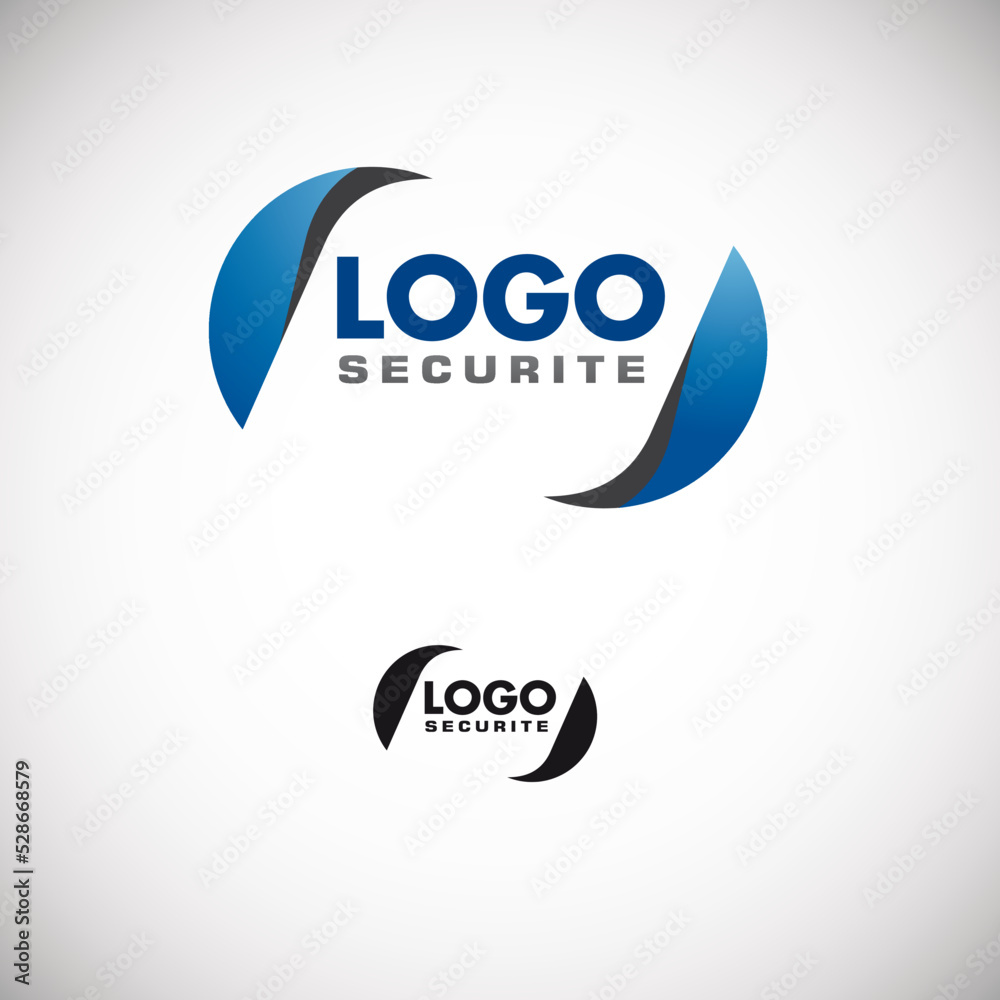 Logo sécurité Stock Vector | Adobe Stock