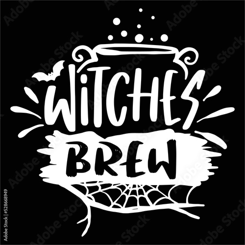 Witches brew Happy Halloween shirt print template, Pumpkin Fall Witches Halloween Costume shirt design