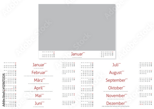 Kalendarium 2023 Deutschland Fotokalender