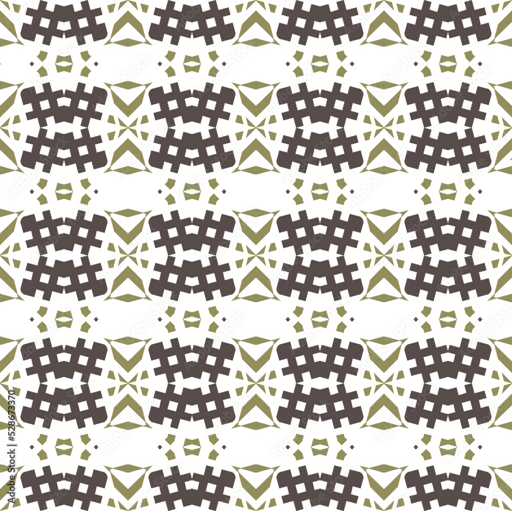 Fototapeta premium Geometric pattern. Seamless vector background. Ethnic graphic design.