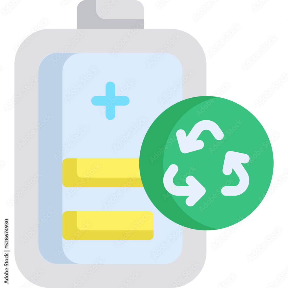 Battery flat icon Battery flat icon