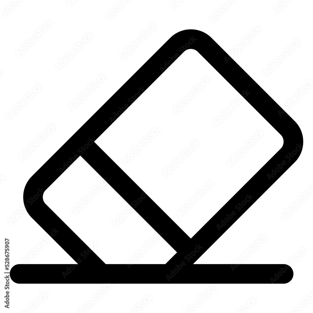 Eraser line icon
