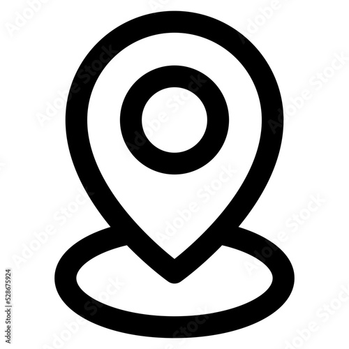 Free Download Gps line icon - GFXLoad