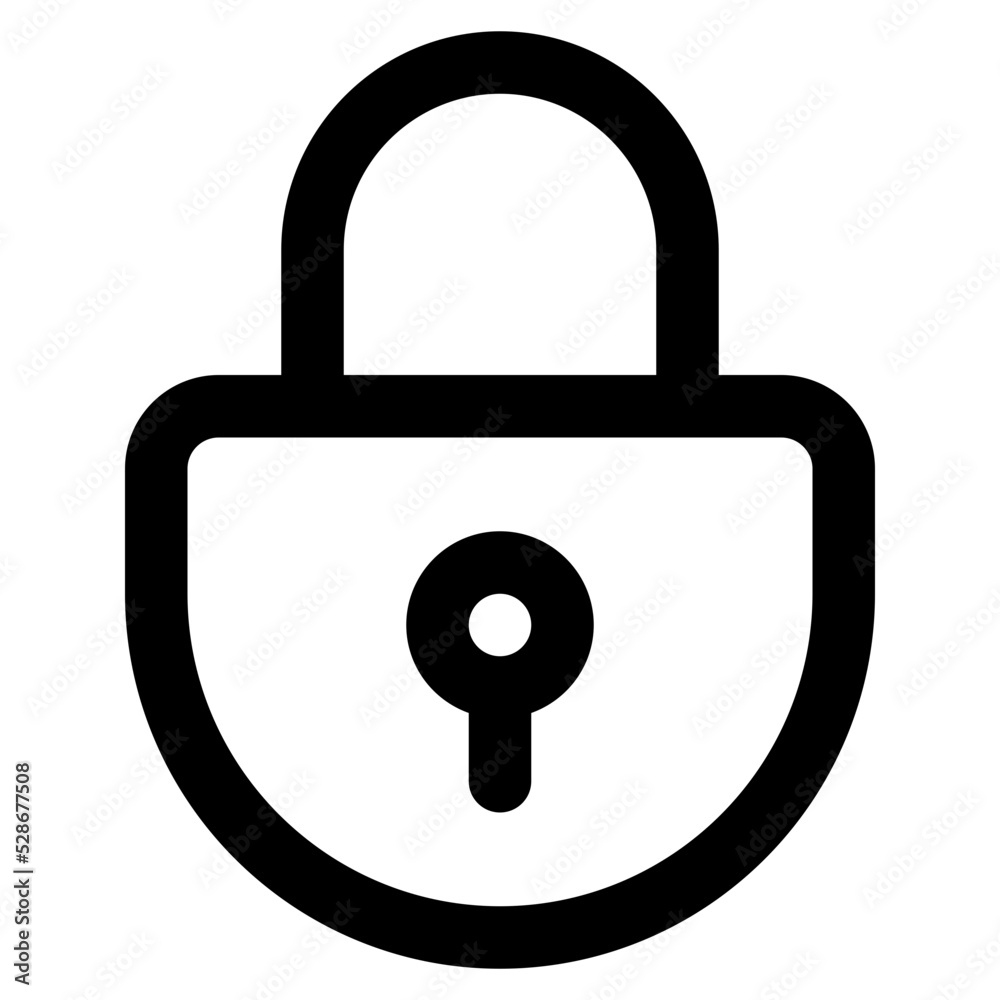 Lock line icon