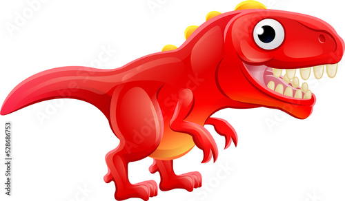 Cute T Rex Cartoon Dinosaur