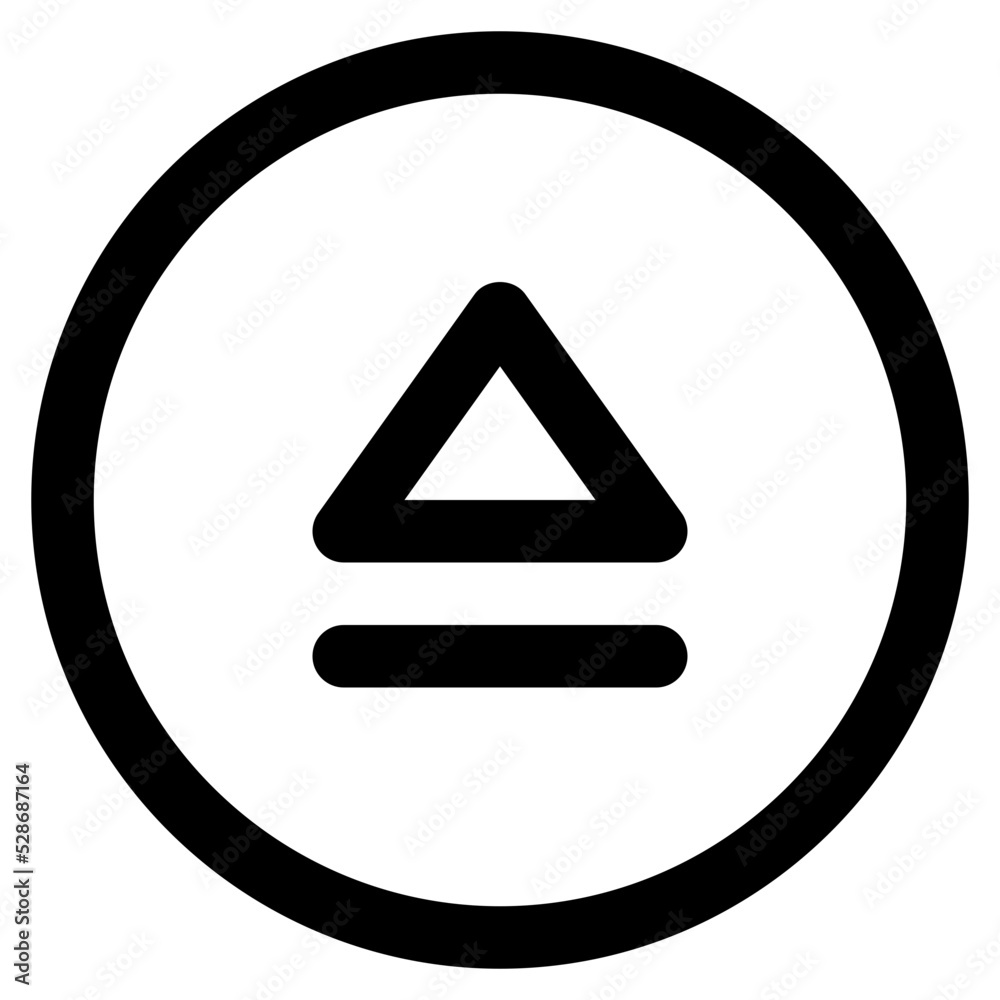 Eject line icon Eject line icon