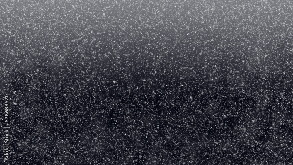 Obraz premium Realistic 4K Falling Snow Overlays