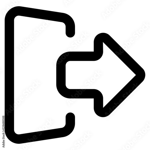 Logout line icon