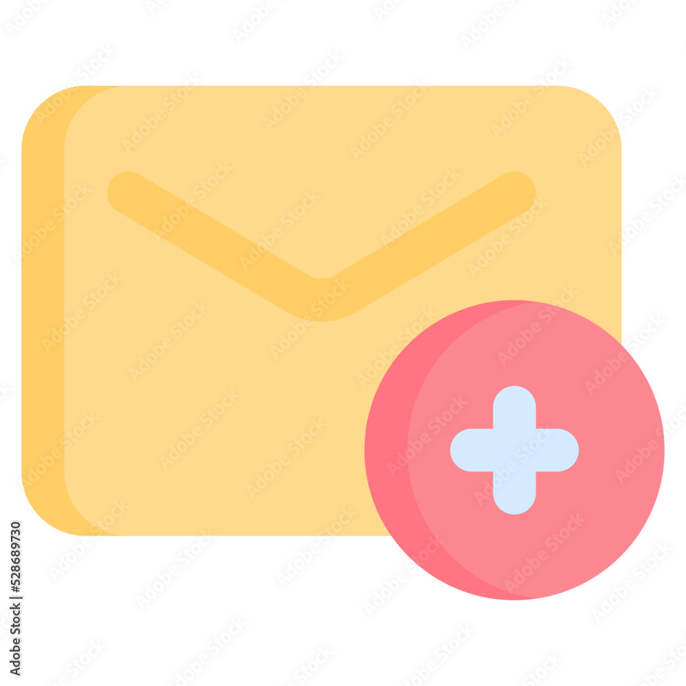 Fototapeta premium Messages flat icon