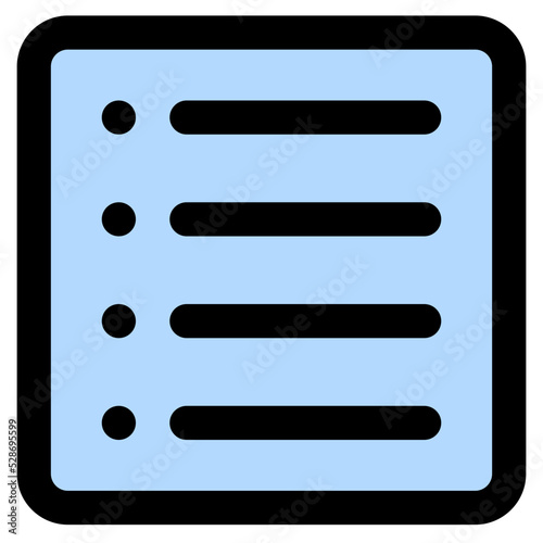 List line color icon