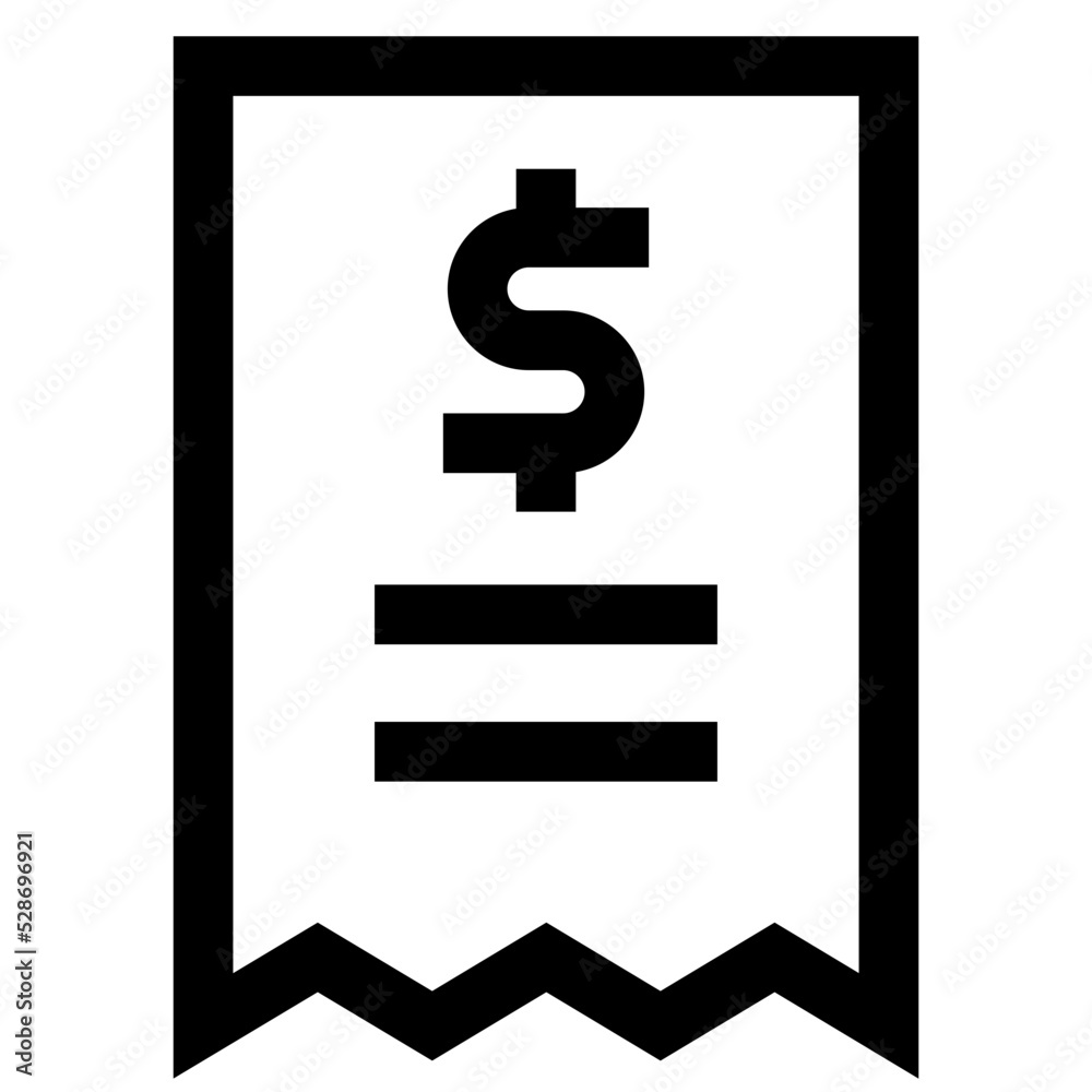 bill line icon bill line icon