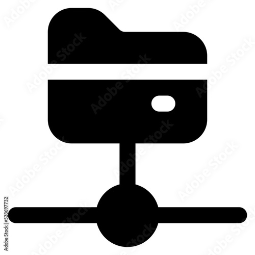 Ftp glyph icon
