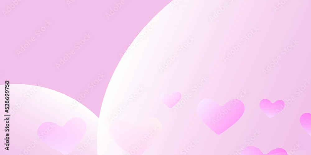 Abstract love pink background