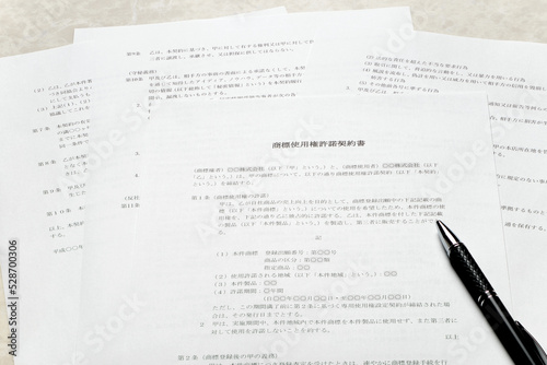 ビジネス契約書　業務遂行上、重要な契約書と契約イメージ