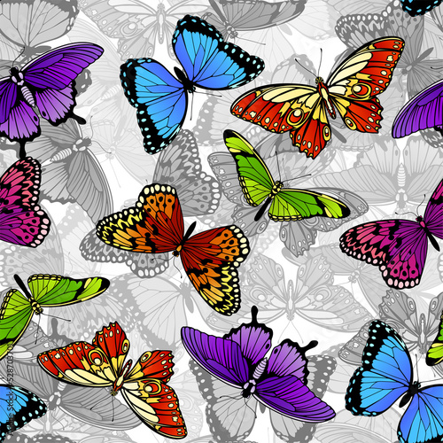 Butterfly Seamless Background Pattern