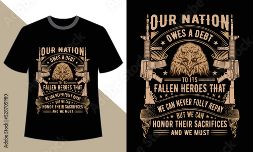 Veterans day t shirt design