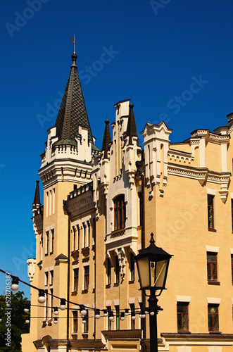 The Richard's Castle-Lion Heart-the poeticized name of the house number 15th on Andriyivskyy Descent in Kyiv. Built in the British Gothic style in XIX. One of the most mystical buildings in the city photo