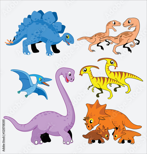 cute characters in the form of vector graphics  suitable for design related to children s world and various design work