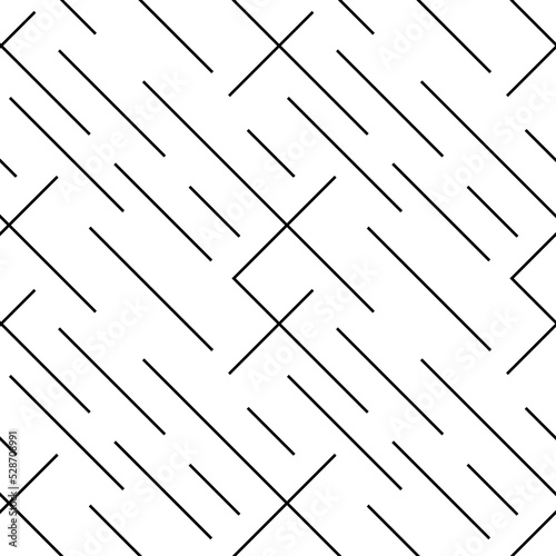Seamless geometric pattern with lines.