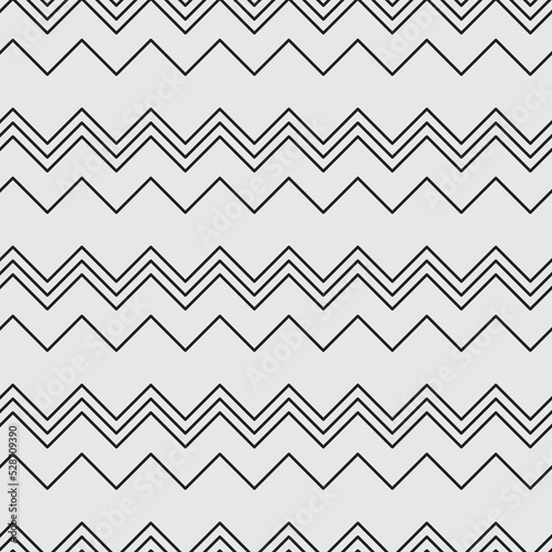 Seamless geometric pattern with zigzag lines