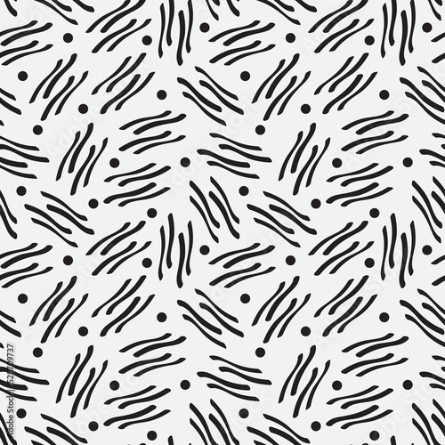 seamless geometric pattern of lines and points