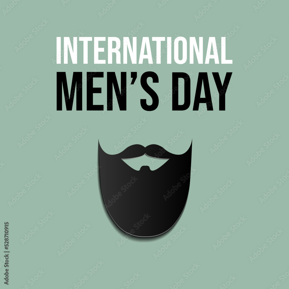 international mens day papercut posctard international mens day papercut posctard