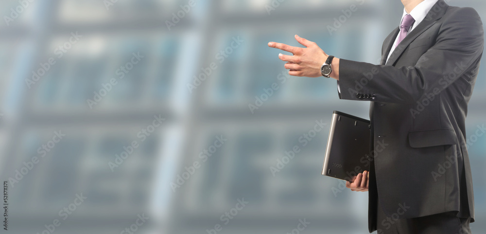 businessman works at the office - People isolated on modern office background businessman works at the office - People isolated on modern office background