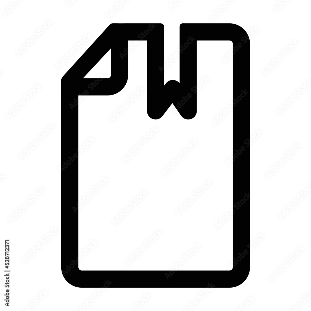 bookmark file Icon Illustration

