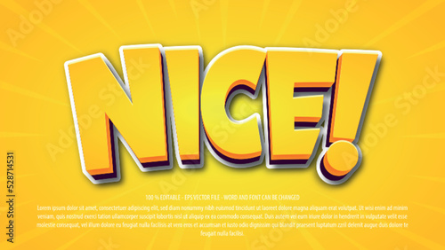 Nice 3d fun style editable text effect