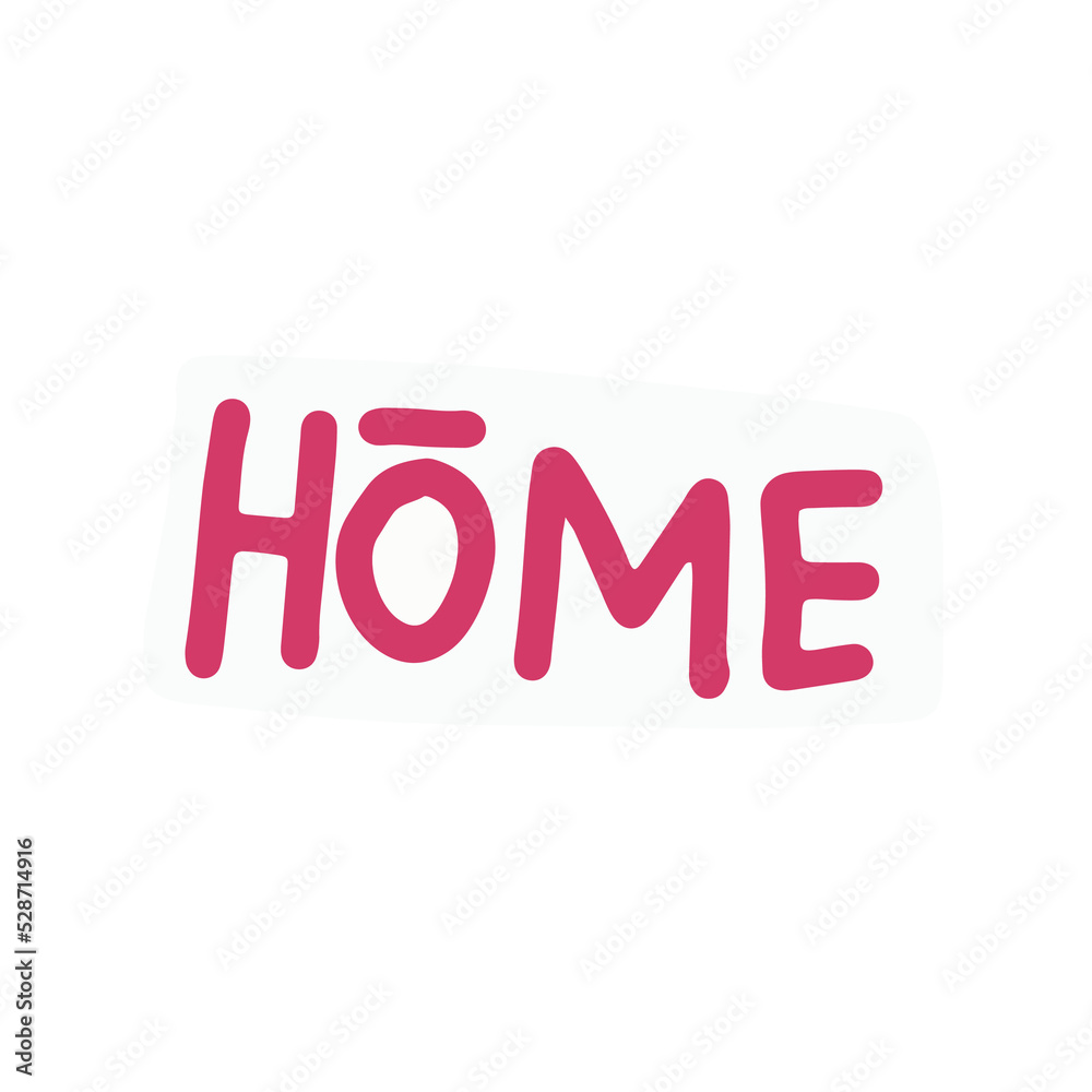 home in trendy illustration for stickers design element home in trendy illustration for stickers design element