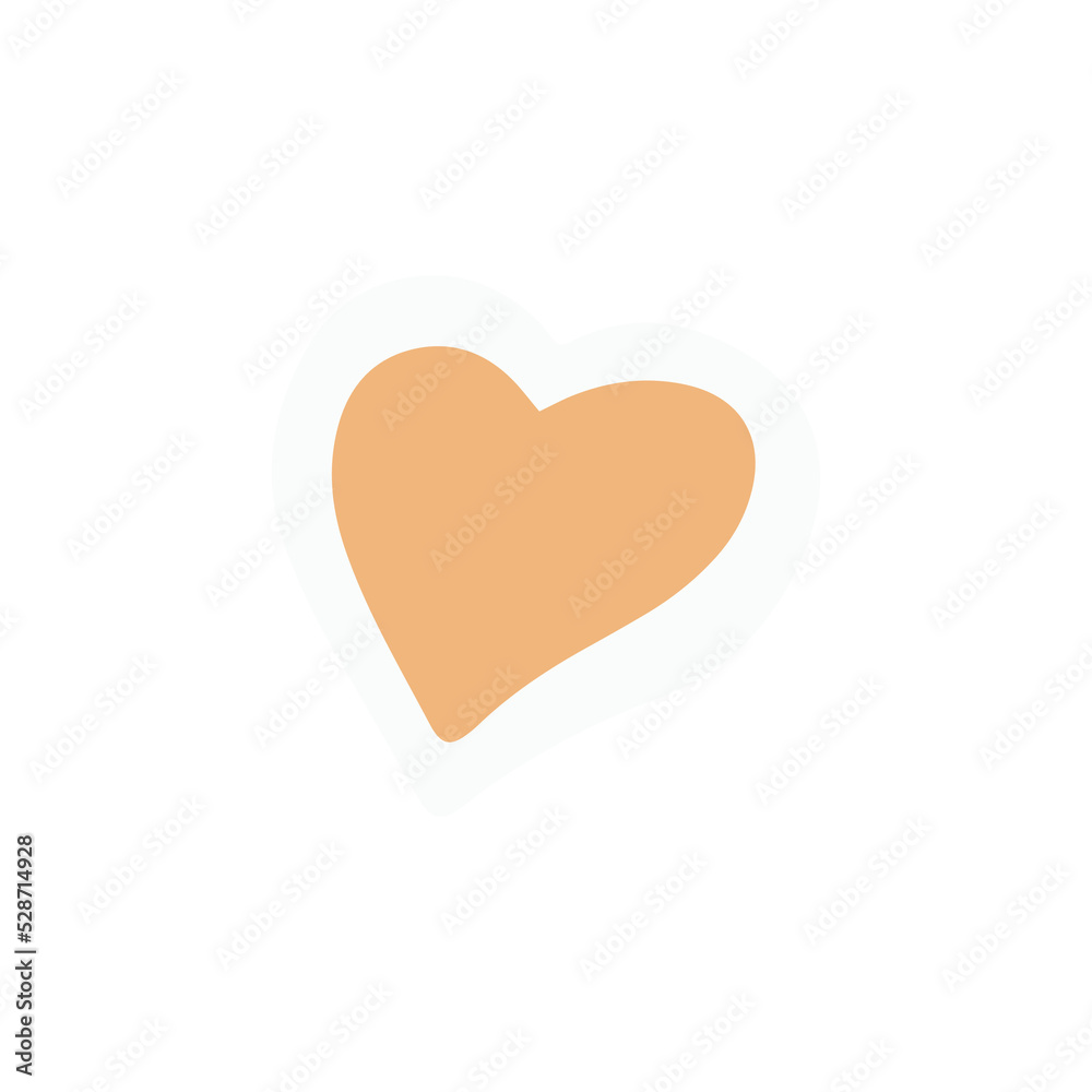love in trendy illustration for stickers design element love in trendy illustration for stickers design element