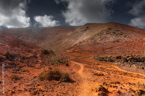 Beautiful view of a volcano in Lanzarote, Spain