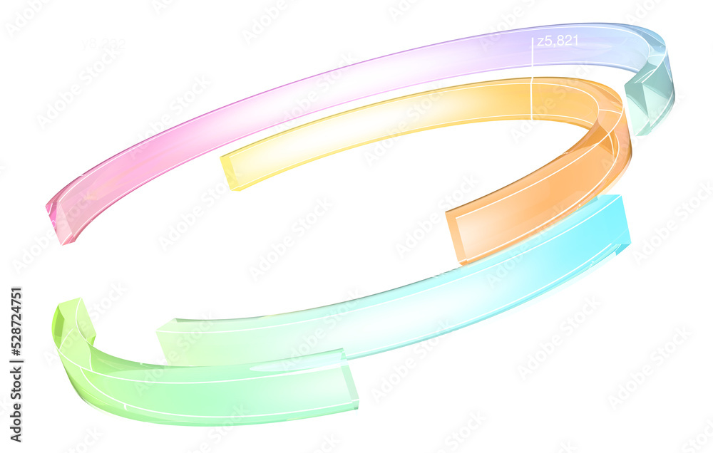 3d statistics, isolated white background, 3d image 3d statistics, isolated white background, 3d image