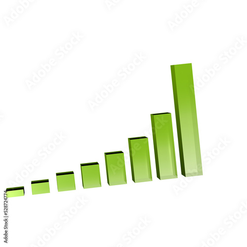 Financial graph and chart. ...