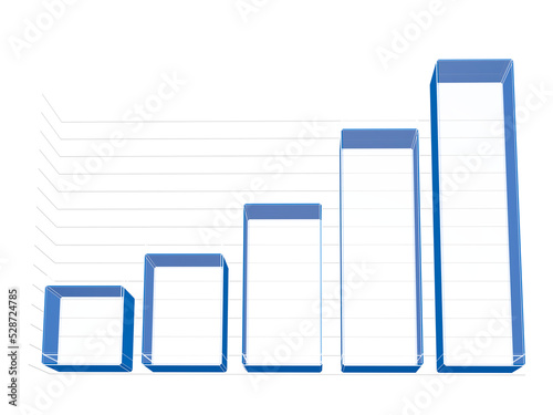 Financial graph and chart. ...