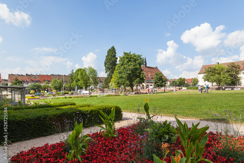 The Lower market square in Freudenstadt, Black Forest, Baden-Wurttemberg, Germany, Europe photo