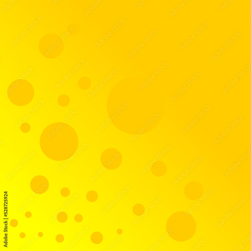 Gold gradient background or wallpaper. Golden yellow background.  Gold foil texture. Bubbles silhouette