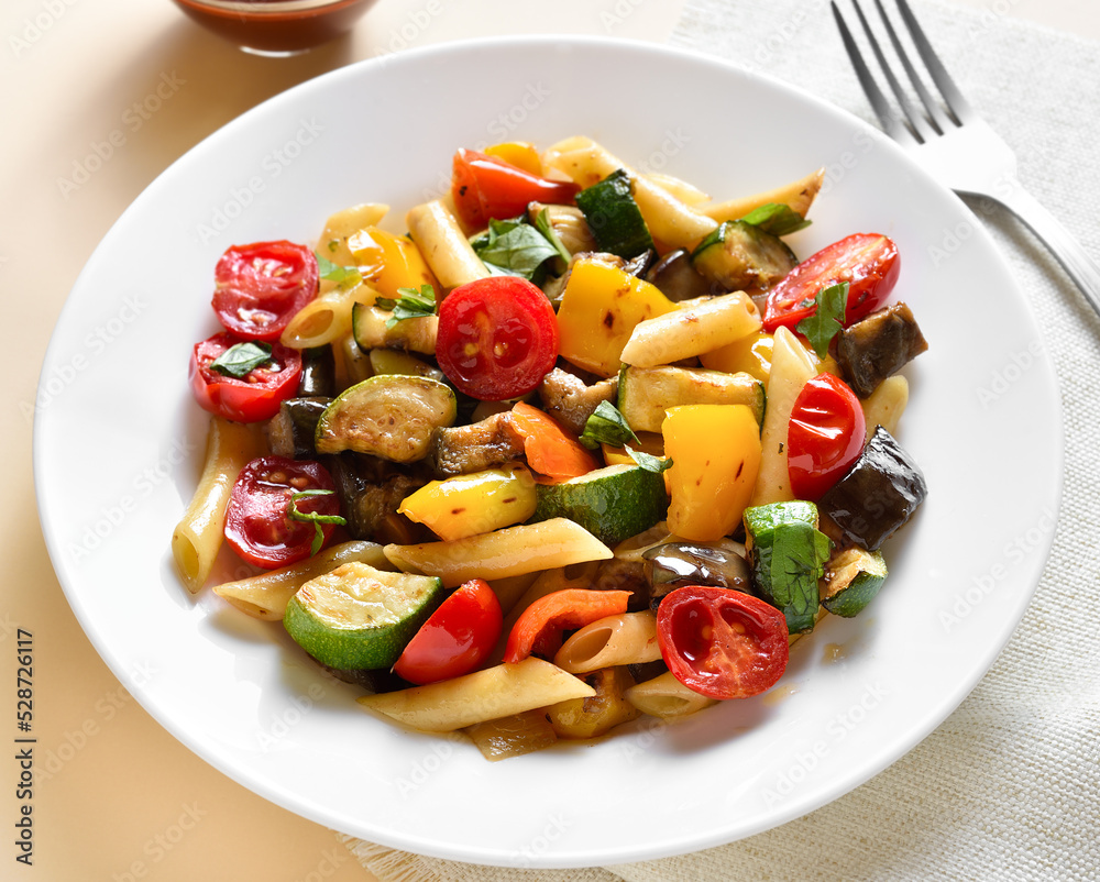 Ratatouille pasta salad