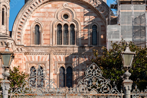 The Great Synagogue of Florence or Tempio Maggiore in Florence, in Italy. photo