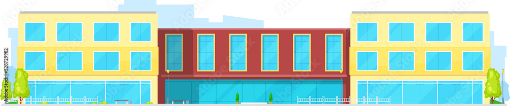 Real estate building or business office center Real estate building or business office center