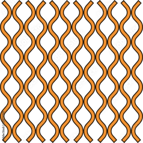 background in the form of a forged copper lattice or fence