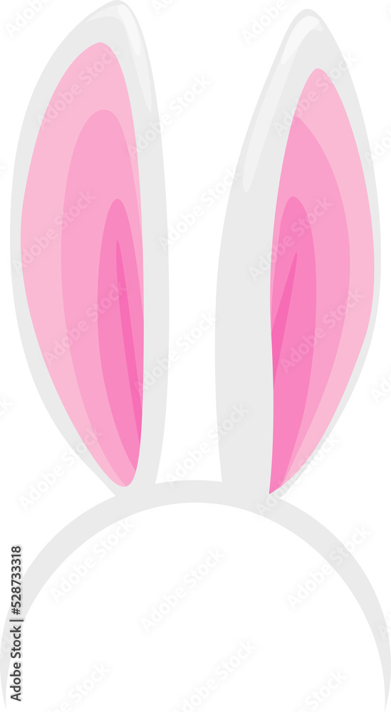 Bunny ears vector icon, Easter rabbit headband