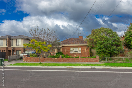 Brick houses in Melbourne Victoria Australian Suburbia  photo