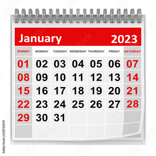 Calendar - January 2023